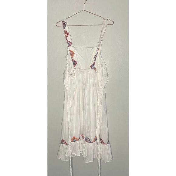 Carolina K Maxi Dress Women's Size XS Square Neck Sleeveless White Multicolored - Picture 11 of 11